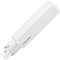Philips - LED PL-C - G24d-2 Corepro - 6.5W 600Lm - 3000K 830 Warm Wit | 2 Pins EM - Mains 230v - Vervangt 18W