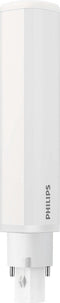 Philips - LED PL-C - G24d-2 Corepro - 6.5W 600Lm - 3000K 830 Warm Wit | 2 Pins EM - Mains 230v - Vervangt 18W