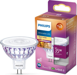 Philips LED Spot 35W GU5.3 Dimbaar Warm Wit Licht