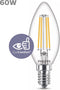 Philips Lighting 76219300 LED-lamp Energielabel E (A - G) E14 Kaars 6.5 W = 60 W Warmwit (Ø x l) 3.5 cm x 9.7 cm 1 stuk(s)