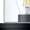 Philips Listra wandlamp - zwart - E27