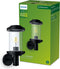 Philips Listra wandlamp - zwart - E27
