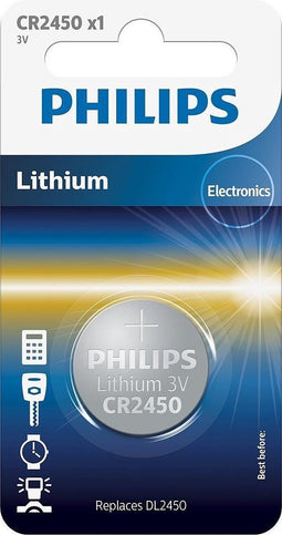 Philips Lithium CR2450 blister 1