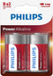 Philips LR20P2B - D / LR20 batterijen - 2 stuks