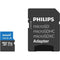Philips micro SDXC kaart 256 GB - Class 10 UHS-I U3 - 4K V30 - incl. adapter