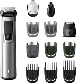 Philips MULTIGROOM Series 7000 MG7710/15 scheer-, knip- en trimapparaat Zwart, Zilver