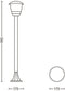 Philips myGarden Creek - Verlichtingspaal - Zwart