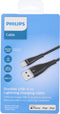 Philips Oplader USB DLC5204V/00 - 120 cm - Lightning - Apple - Zwart