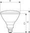 Philips PAR38 IR 175W E27 230V Clear