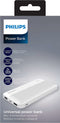 Philips Powerbank 10000 mAh DLP7719N/04 - 2 USB-A Uitgangen - Micro-USB en USB-C Ingangen - Incl. Micro-USB Kabel - 20 x 11 x 3 CM - Wit
