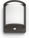 Philips Samondra buitenwandlamp - met sensor - antraciet