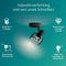 Philips Sleet Spot - Wandspot - Met gerookt glas - Kleine fitting E14