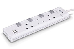 Philips Socket 230V 3 way CHP4130WB/05 - 3 pin socket