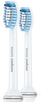 Philips Sonicare Optimal Sensitive - Opzetborstels voor Elektrische Tandenborstel - Wit - Verpakking van 2 - HX6052/10