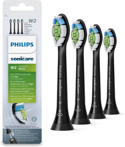 Philips Sonicare W2 Optimal White HX6064/11 - Opzetborstels - 4 stuks - Zwart