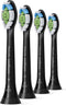 Philips Sonicare W2 Optimal White HX6064/11 - Opzetborstels - 4 stuks - Zwart