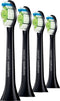 Philips Sonicare W2 Optimal White HX6064/11 - Opzetborstels - 4 stuks - Zwart