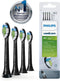 Philips Sonicare W2 Optimal White HX6064/11 - Opzetborstels - 4 stuks - Zwart