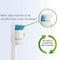 Philips Sonicare W2 Optimal White HX6064/11 - Opzetborstels - 4 stuks - Zwart