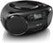 Philips Sound AZB500/12 DAB+ radio-cd-speler (DAB+/FM, dynamische basversterking, cd-weergave, shuffle/repeat-functie, 3,5 mm audio-ingang) zwart