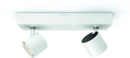 Philips Star opbouwspot - 2-lichts - wit