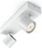 Philips Star opbouwspot - 2-lichts - wit