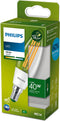 Philips Ultra Efficient LED kaarslamp Transparant - 40 W - E14 - Wit licht