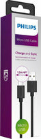 Philips USB-Kabel 2.0 - DLC3104U/00 - USB-A naar Micro-USB - Lengte: 1,2 Meter