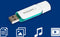 Philips USB stick 2.0 8GB - Snow - Groen- FM08FD70B