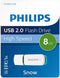 Philips USB stick 2.0 8GB - Snow - Groen- FM08FD70B