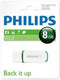 Philips USB stick 2.0 8GB - Snow - Groen- FM08FD70B