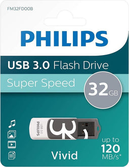 Philips USB stick 3.0 32GB - Vivid - Grijs - FM32FD00B