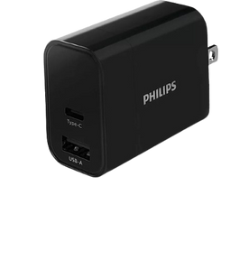 philips USB-wandoplader - 3 pin socket