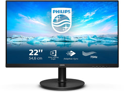 Philips V-line 222V8LA/00 Zwart