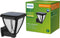 Philips Vapora solar wandlamp - zwart