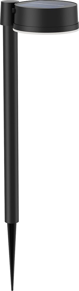 Philips Vynce sokkellamp met spies rond - zwart