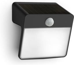Philips Yarixa solar wandlamp - zwart