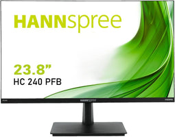Hannspree HC240PFB LED-monitor 60.5 cm (23.8 inch) Energielabel D (A - G) 1920 x 1080 Pixel Full HD 5 ms VGA, HDMI, DisplayPort, Audio-Line-in VA LED