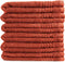 PHLOX Gastendoek Supreme Collectie - 30x50 cm - 6 stuks - OEKO-TEX Made in Green - 600 g/m2 zacht katoen - terracotta