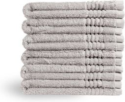 PHLOX Gastendoek Supreme Collectie - 30x50 cm - 6 stuks - OEKO-TEX Made in Green - 600 g/m2 zacht katoen - licht grijs