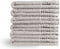 PHLOX Gastendoek Supreme Collectie - 30x50 cm - 6 stuks - OEKO-TEX Made in Green - 600 g/m2 zacht katoen - licht grijs