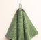 PHLOX Gastendoek Supreme Collectie - 30x50 cm - 6 stuks - OEKO-TEX Made in Green - 600 g/m2 zacht katoen - oud groen