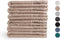 PHLOX Gastendoek Supreme Collectie - 30x50 cm - 6 stuks - OEKO-TEX Made in Green - 600 g/m2 zacht katoen - sand