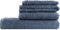 PHLOX Gastendoek Supreme Collectie - 30x50 cm - 6 stuks - OEKO-TEX Made in Green - 600 g/m2 zacht katoen - ijsblauw