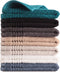 PHLOX Gastendoek Supreme Collectie - 30x50 cm - 6 stuks - OEKO-TEX Made in Green - 600 g/m2 zacht katoen - mozaiek