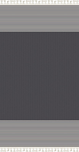 PHLOX Hamamdoek - honingraat - 100x200 - antraciet