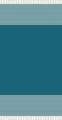 PHLOX Hamamdoek - honingraat - 100x200 - denim