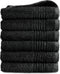 PHLOX Handdoek Supreme Collectie - 50x100 - 6 stuks - OEKO-TEX Made in Green - 600 g/m2 zacht katoen - zwart