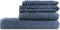 PHLOX Handdoek Supreme Collectie - 50x100 - 6 stuks - OEKO-TEX Made in Green - 600 g/m2 zacht katoen - ijsblauw