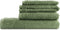 PHLOX Handdoek Supreme Collectie - 70x140 - 4 stuks - OEKO-TEX Made in Green - 600 g/m2 zacht katoen - oud groen